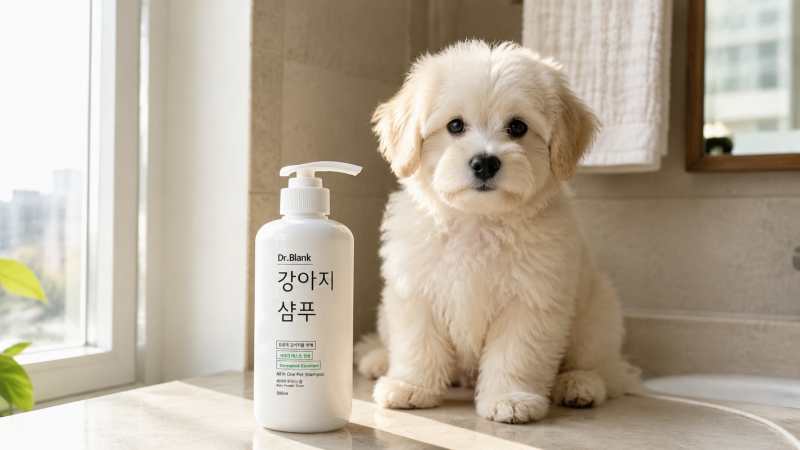 새끼강아지 첫 샴푸, 아무거나 쓰면 안 되는 이유… 닥터블랭크 500ml 성분·저자극 시험까지 ....