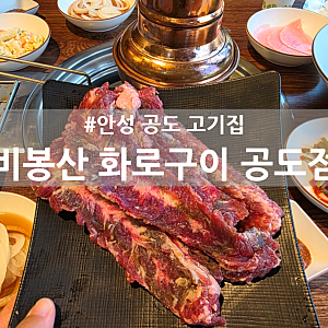 공도 점심 맛집 비봉산화로구이 점심특선 추천 고기집