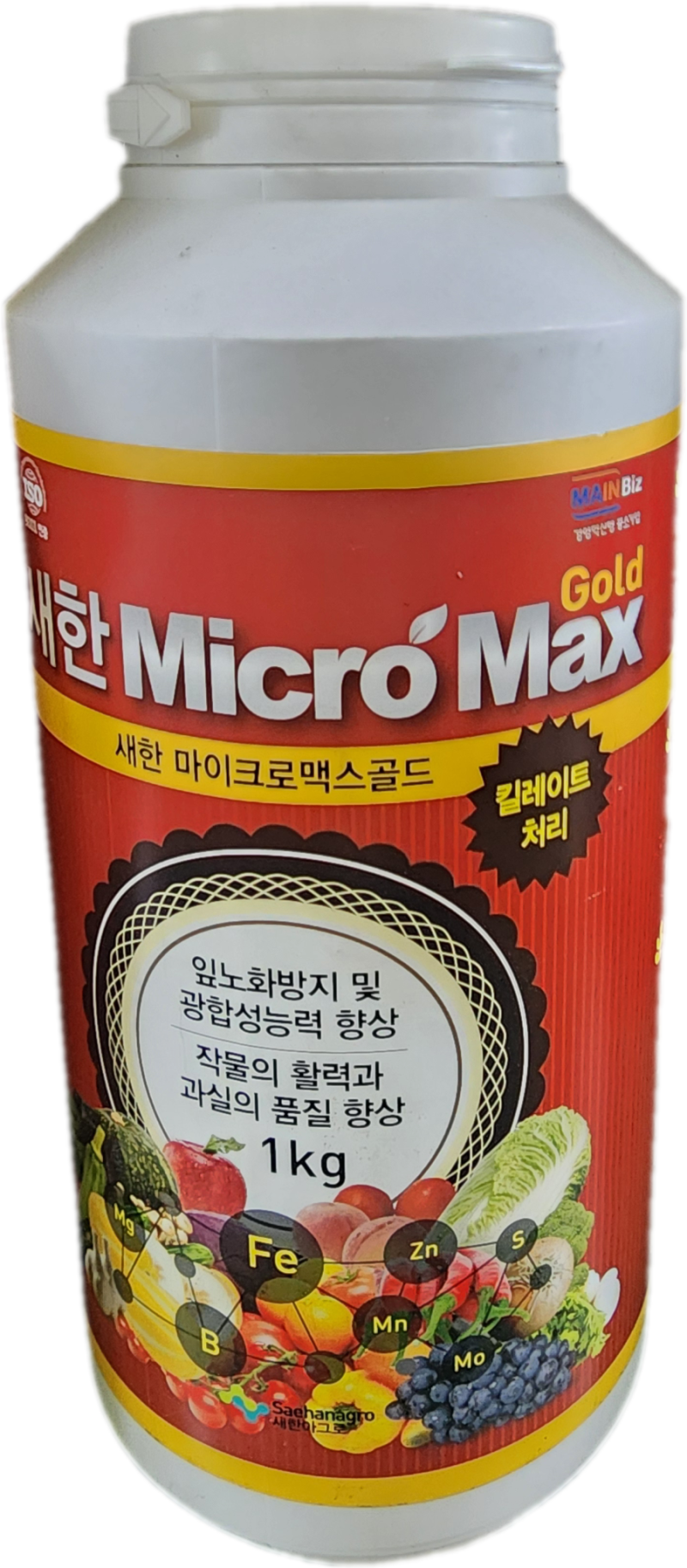 잎 노화 방지부터 과실 품질 향상까지! 킬레이트 종합 미량요소 '새한 마이크로맥스골드'