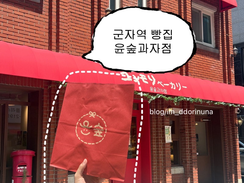 [ 군자역 빵집 ] 윤숲과자점 | 동화 속 들어온 듯한 포장 빵집