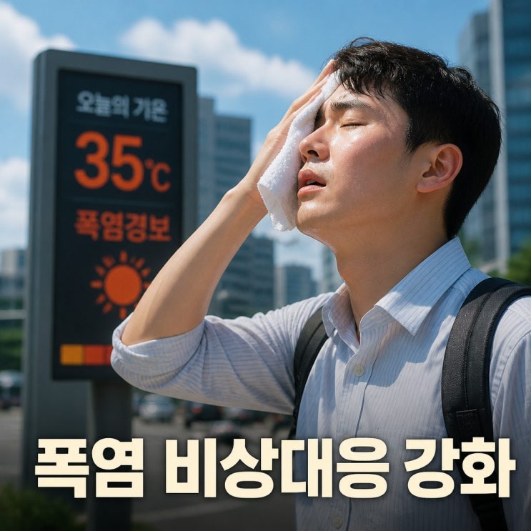 <b>중대본 폭염 대응</b> 범정부 <b>대응</b>체계 강화, 온열질환 예방법