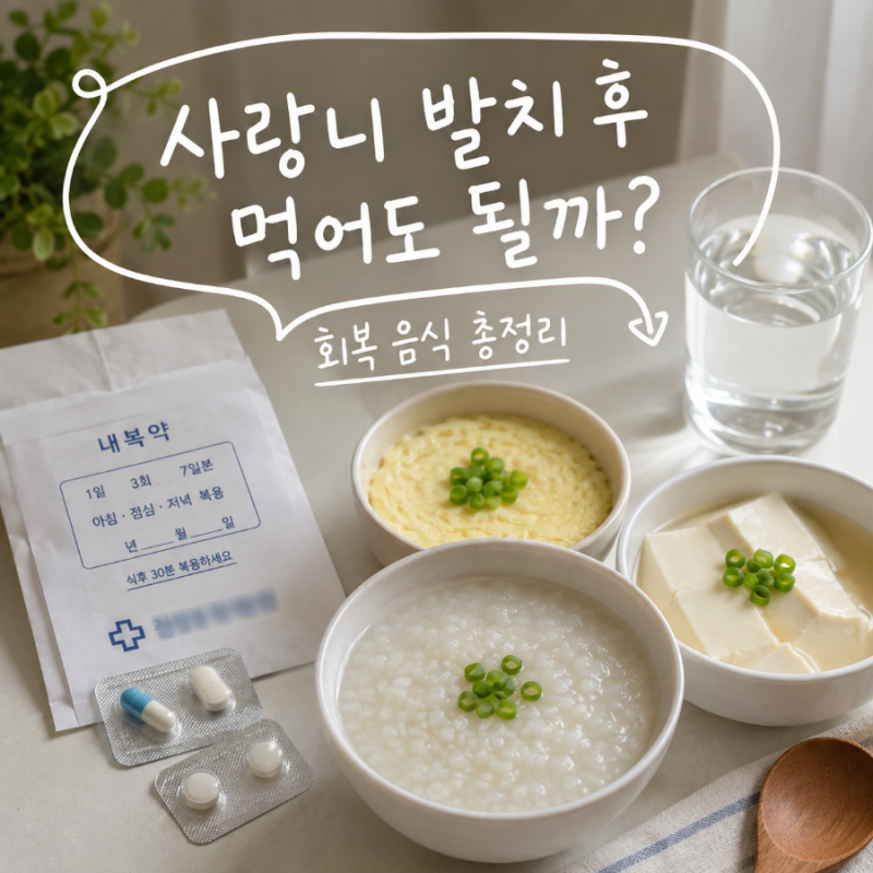 사랑니 발치 후 빨대도 안 되는 이유? 꼭 알아야 할 주의사항
