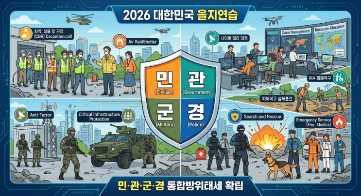 을지연습(을지<b>훈련</b>)을 아시나요?