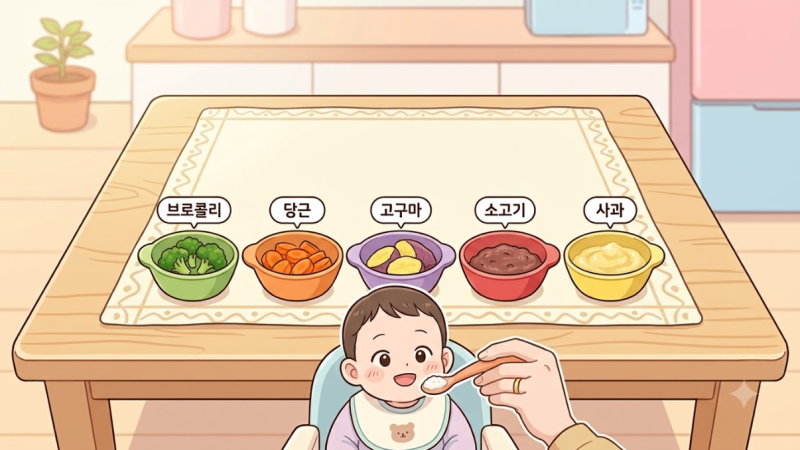 초기 이유식 식단표 알레르기 테스트 순서 및 성공 가이드