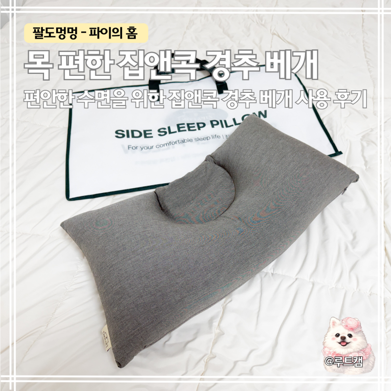 경추베개 추천｜집앤콕 경추베개 사용 후기, 편안한 수면을 위한 선택