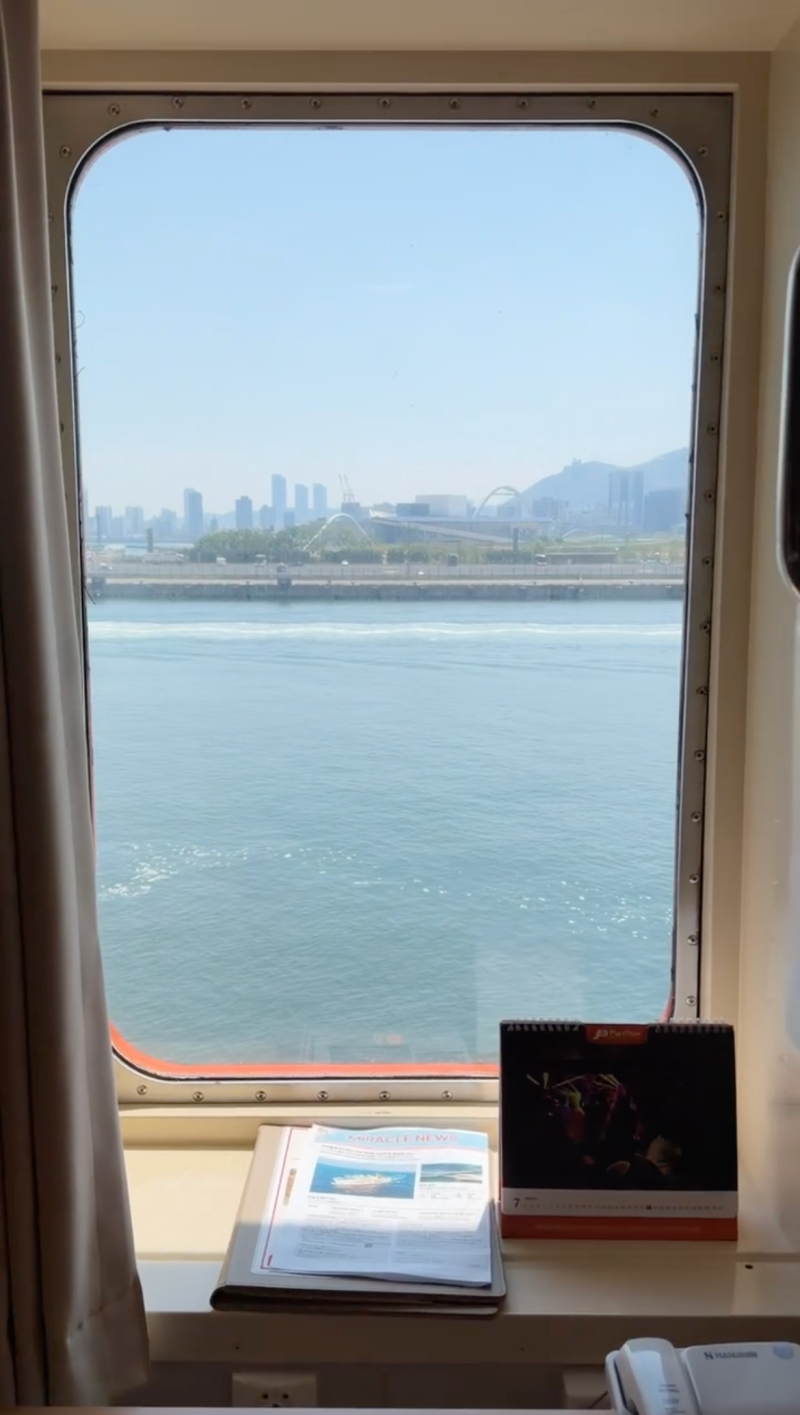 오사카행 팬스타 미라클크루즈 (1)｜부산항 출발·오션뷰 객실 후기