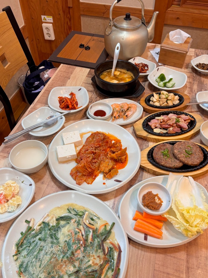 전주 한옥마을 주막 막걸리 한상 맛집 추천 천년누리봄