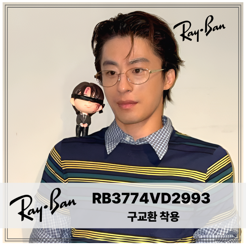 Goo Kyo-hwan's Glasses in 'Gunche': Ray-Ban RB3774VD 2993 | Oval Metal Frame