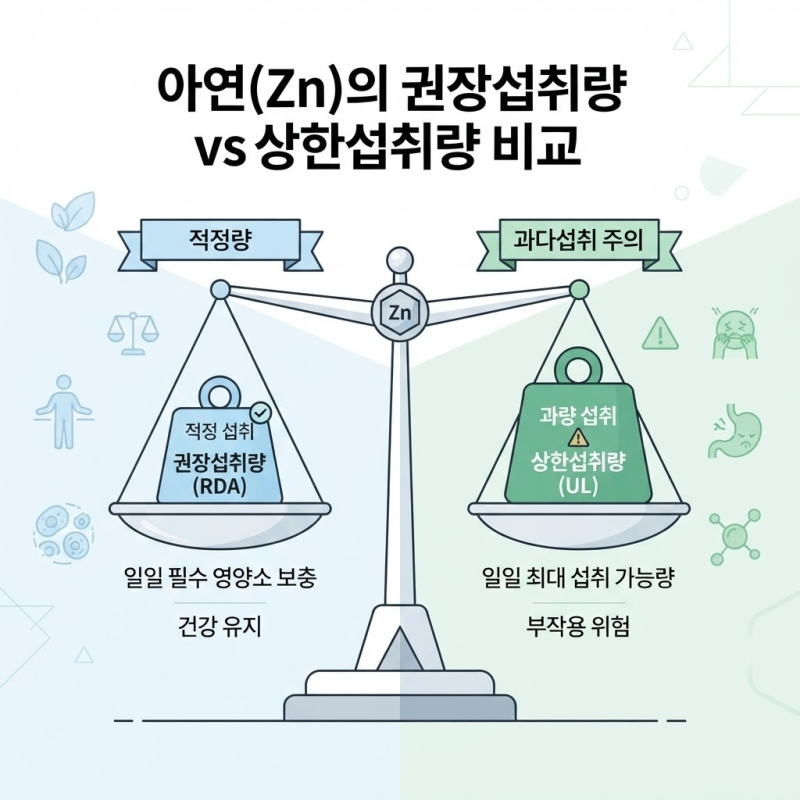아연 효능, 면역력과 남성 건강 위한 하루 권장량과 주의사항