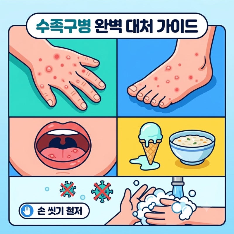 어른도 걸리는 수족구 병의 모든 것 - 원인과 증상, 사진, 올바른 소독과 예방, 등원기준 등 ....