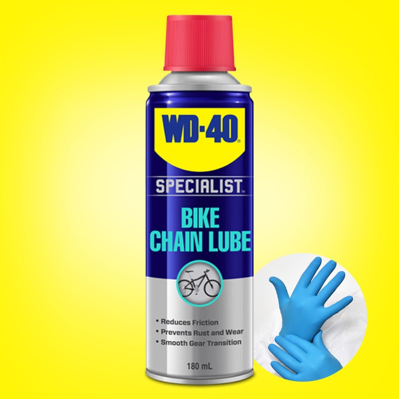 자전거 체인 기름때 5분 만에 청소하는 WD 40 브러쉬 사용법