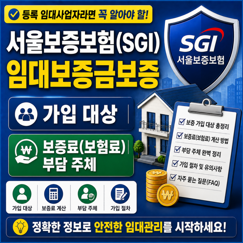 [임대사업자 실무 백서] 등록 임대사업자가 반드시 알아야 할 '임대보증금보증' 가입 대상과 ....