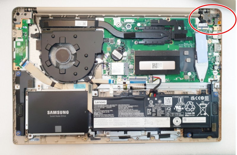 레노버 IdeaPad 3 15ALC6 전원 안 켜짐, 메인보드 불량인 줄 알았는데 전원 커넥터 고장? 분당 노....