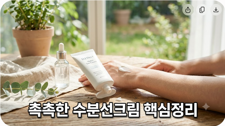 김고은 선크림 디에이이펙트 하이드로 핵심 정리