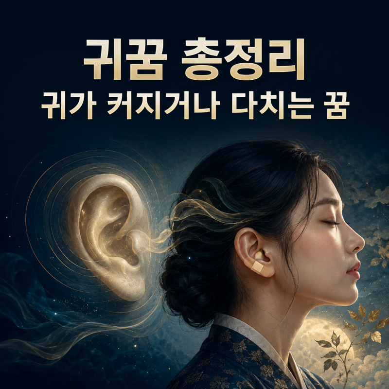 귀꿈 총정리｜귀가 커지거나 귀를 다치는 꿈