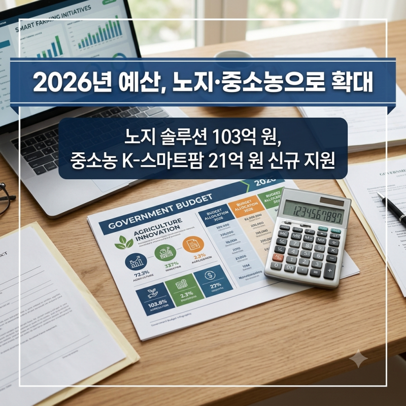 2026 스마트팜 정부 지원계획 총정리, 이것만 보면 흐름이 잡힙니다