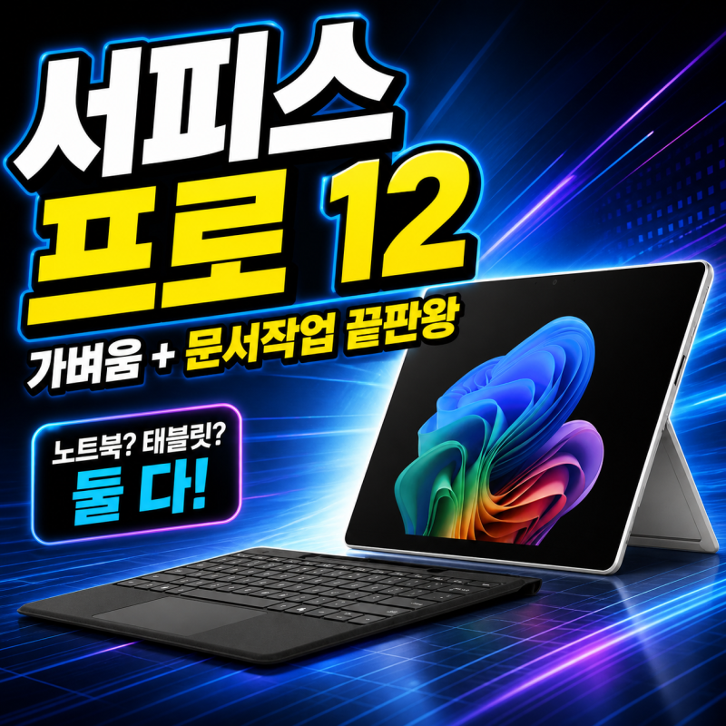 686g에 샀다가 당황? 서피스 프로 12 키보드 호환의 진실