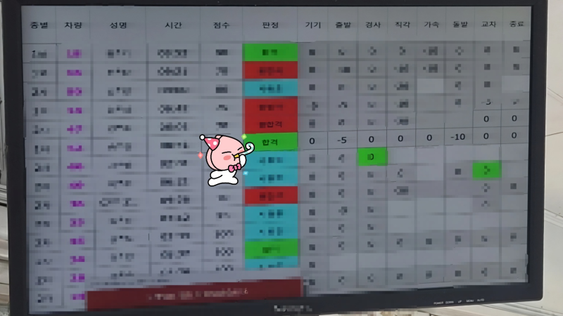 1종 자동 장내기능 시험 1트 합격 후기(기간, 꿀팁, 공식 정리) / 서울광명자동차운전전문학원