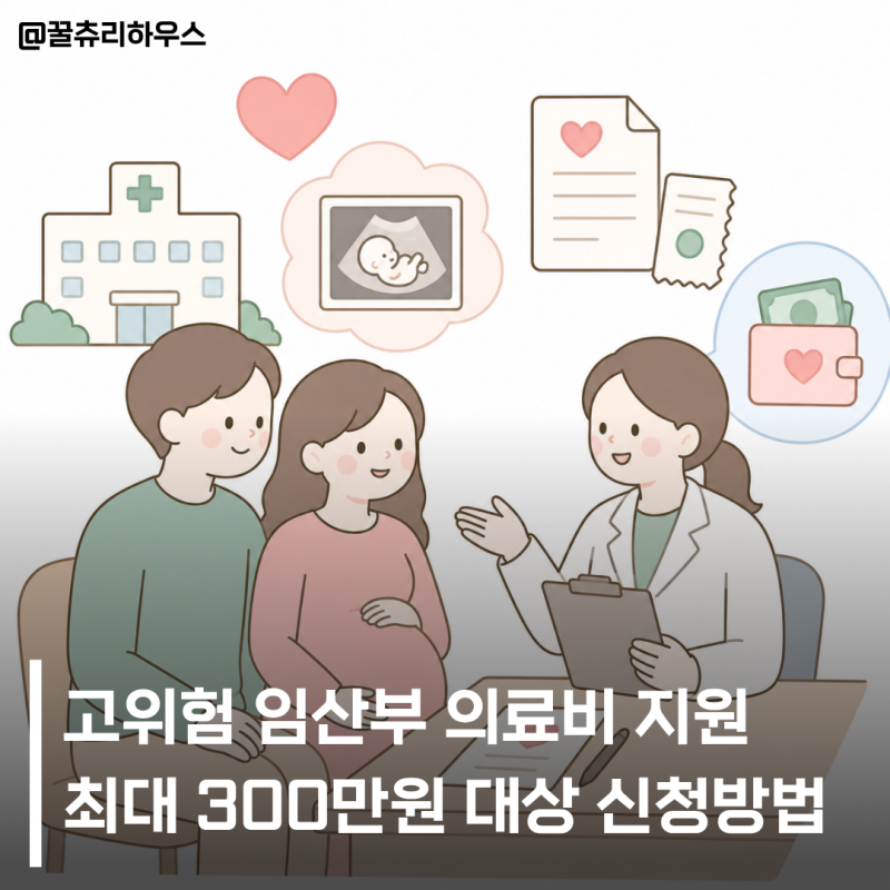 고위험 임산부 의료비 지원 최대 300만원 대상 신청방법