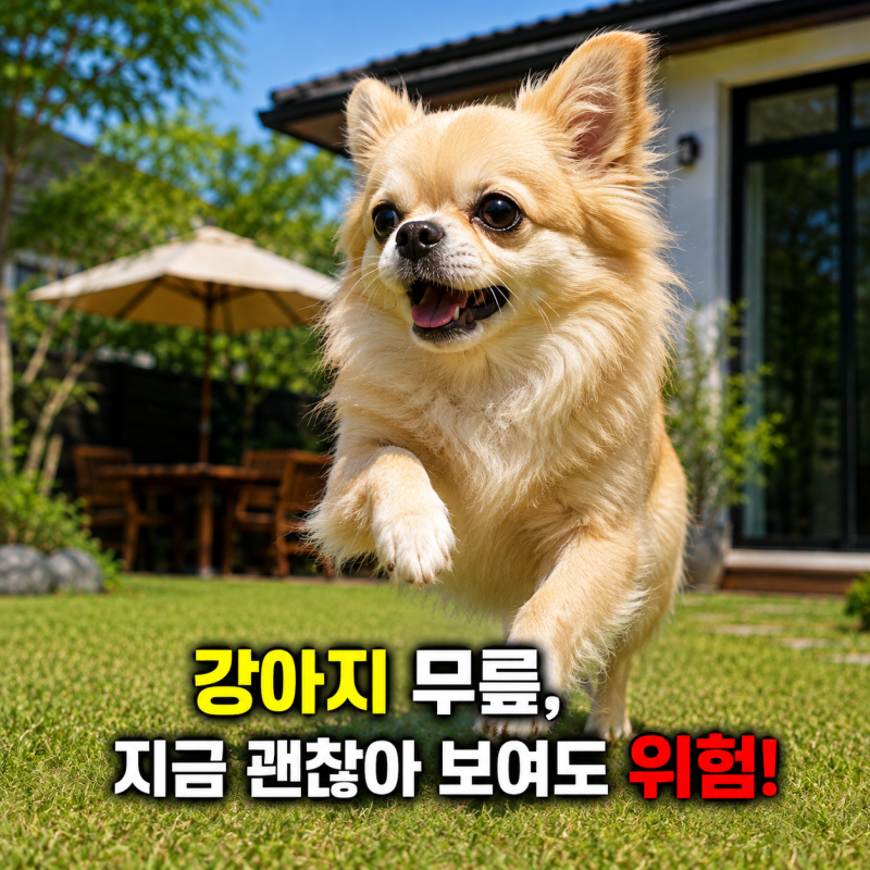강아지 슬개골 영양제 효과는? 강아지 다리떨림 원인 짐볼 운동관리 방법