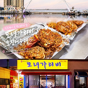 속초 여행 대포항 관광수산시장 횟집 모녀가리비 오징어순대 웨이팅