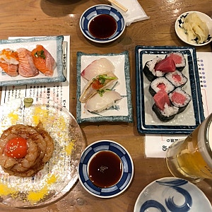 오사카 우메다 맛집 가성비 좋은 초밥 스시사카바 사시스 화이티