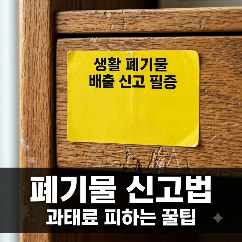 "100만원 벌금 낼 뻔.." 서대문구폐기물신고 5분 만에 끝내는 법