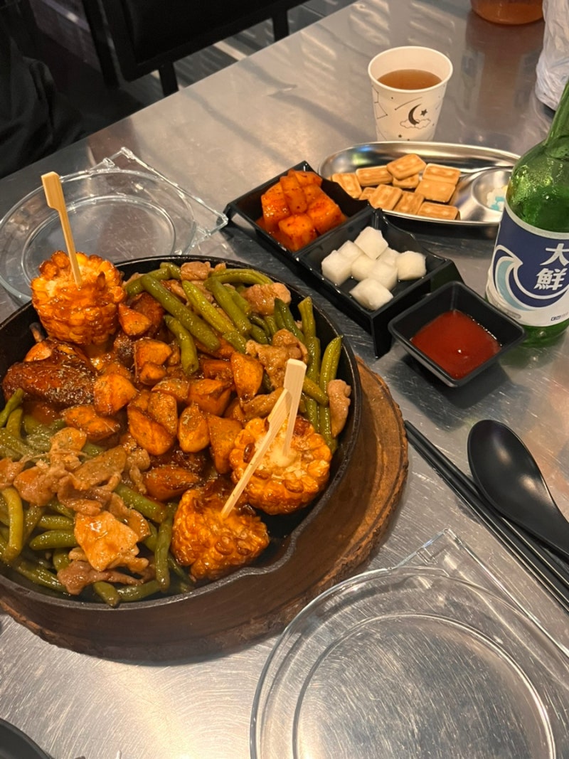 부산 센텀시티 술집 | 모닥, 센텀에 분위기 좋은 야장맛집 발견 단골 각 누룽지치킨이 맛있는....