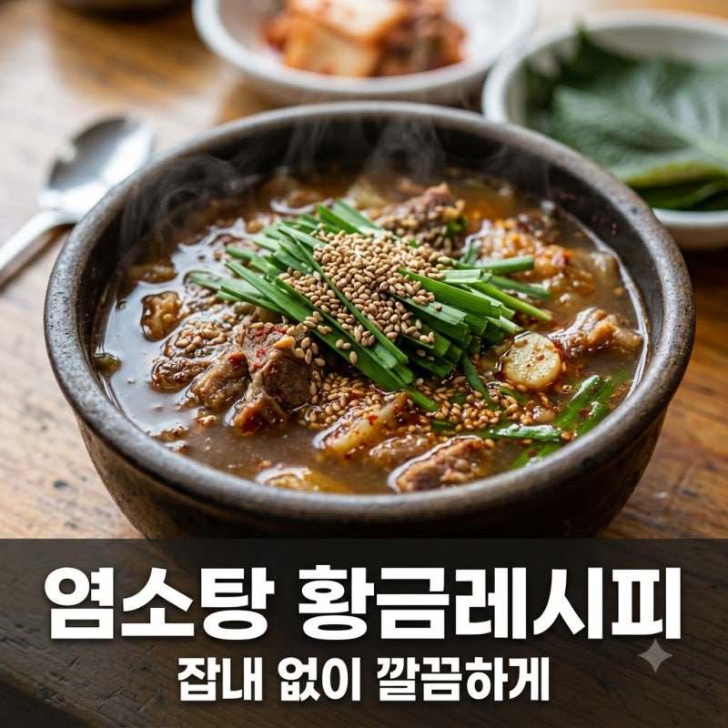 "밖에서 사 먹는 줄 알았대요".. 잡내 싹 잡는 염소탕끓이는법 비결
