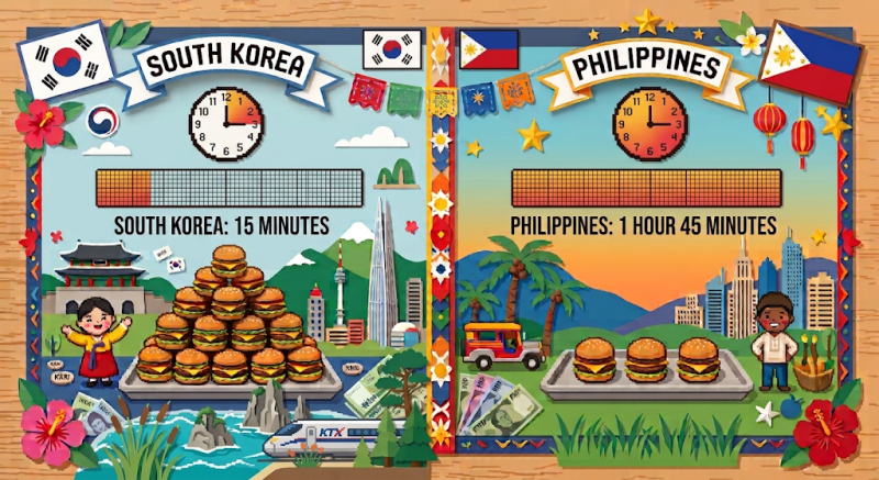 [트렌드] 필리핀 환율 1달러=60페소 돌파의 역설: 소득 비례 빅맥 지수, 10년 환율 추이와 체감 ....