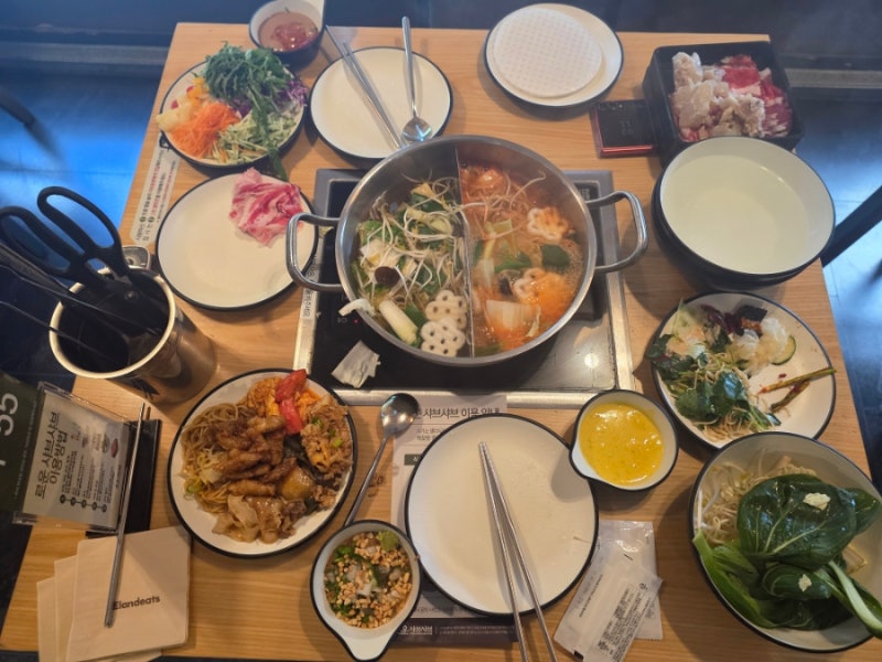 [로운샤브샤브] 깔끔하고 맛있는 수원터미널 샤브맛집 방문 후기!