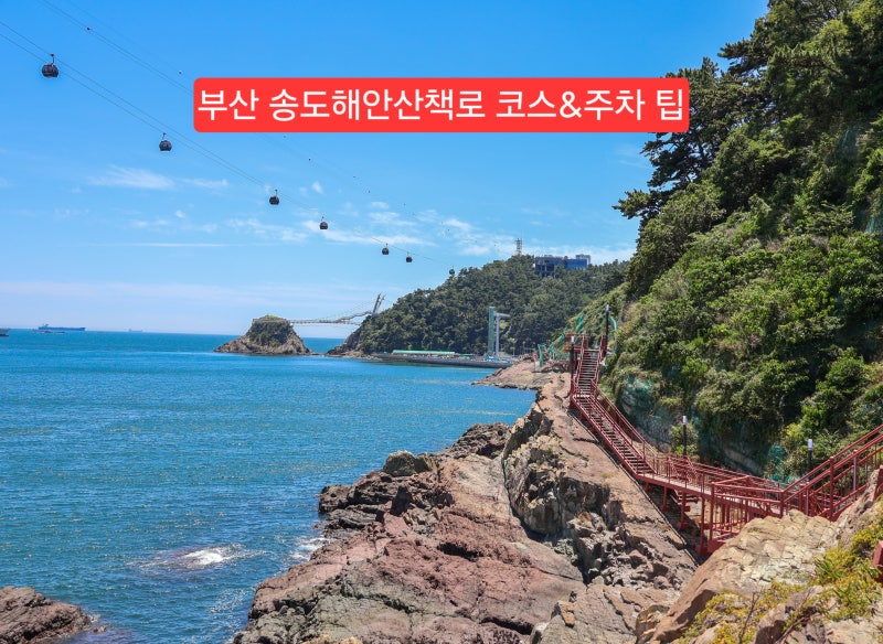 부산 송도해안산책로 요금 주차 정보 및 용궁구름다리 케이블카 조망 포인트