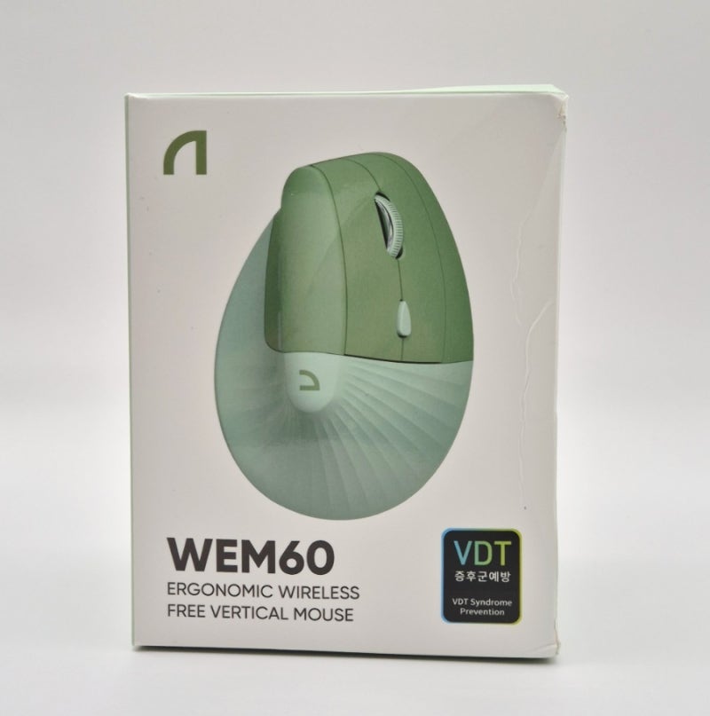 앱코 '버티컬 무선 마우스' WEM60 #내돈내산