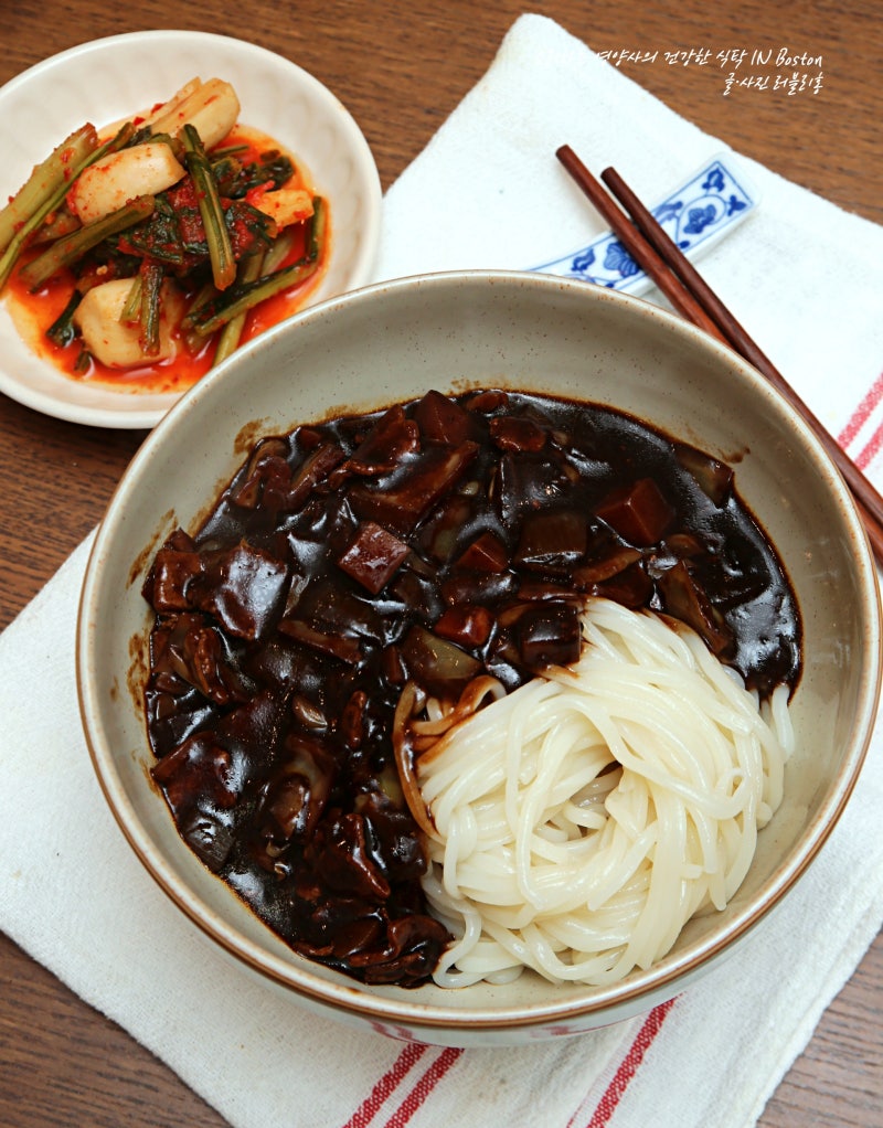 짜장면 레시피 삼겹살 자장소스 만들기 수제 자장면 만드는 법