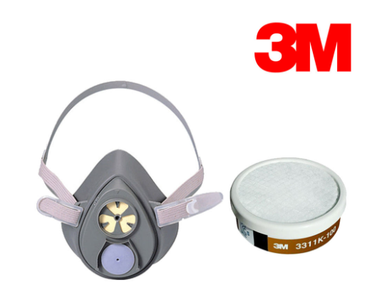 방진마스크와 방독마스크 고민된다면? 3M 3200 3311K-100 세트 정리