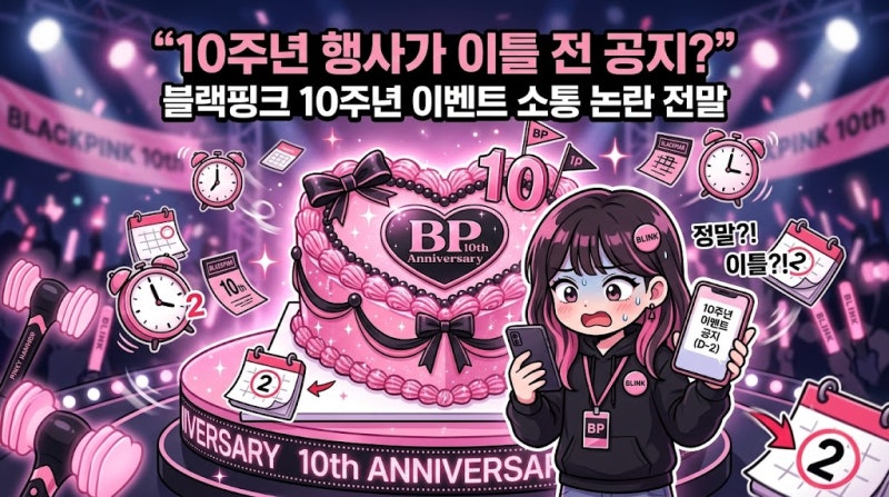 블랙핑크 10주년 이벤트 논란, 지수가 직접 고개 숙인 진짜 이유는?