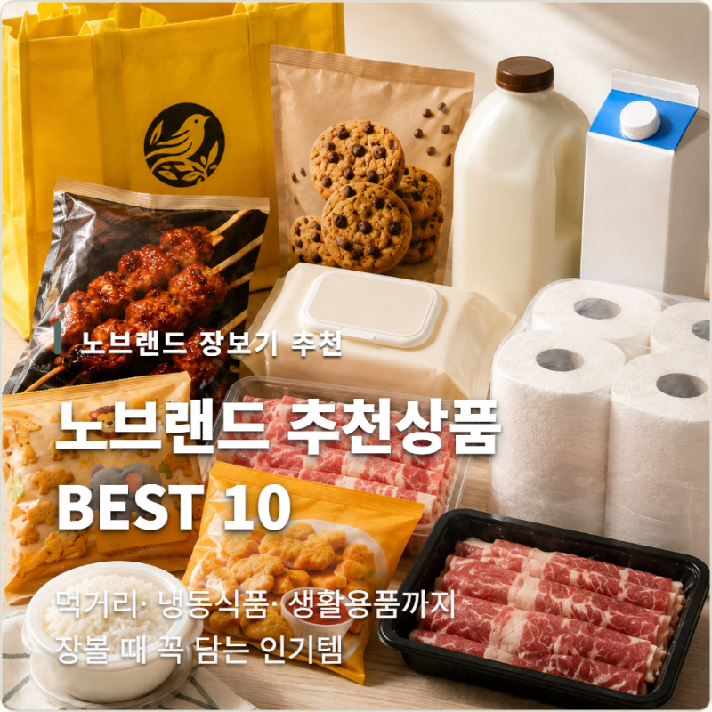 노브랜드 추천상품 BEST 10! 장볼 때 꼭 담는 인기 추천템