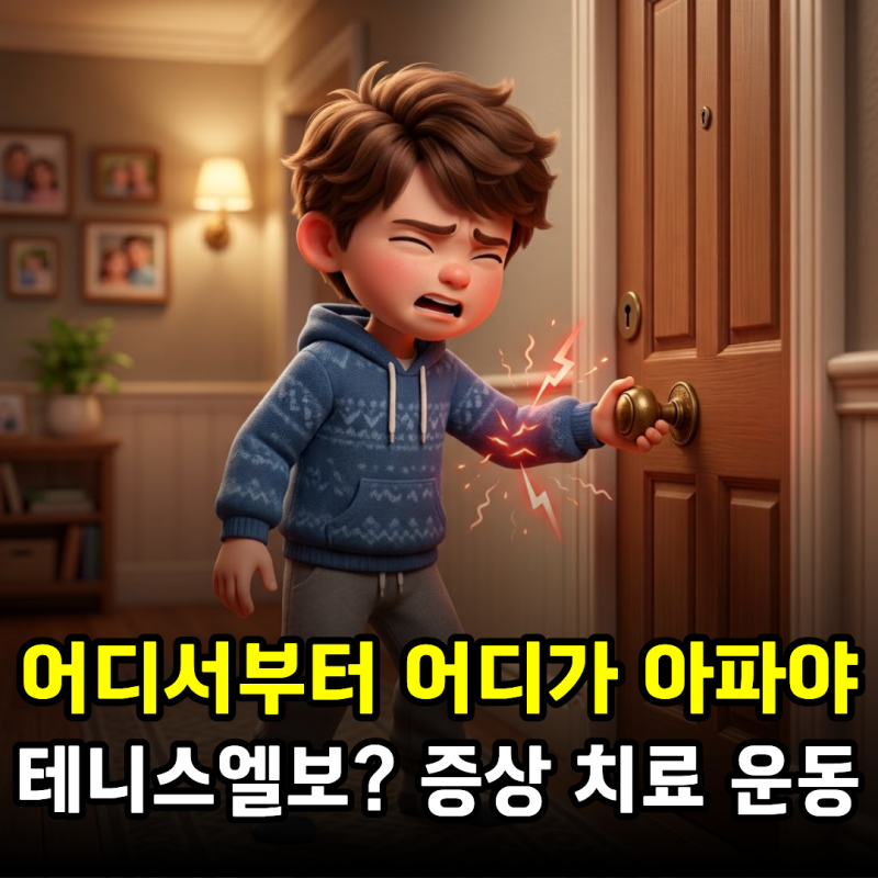 어디서부터 어디가 아파야 테니스엘보? 증상과 치료, 운동