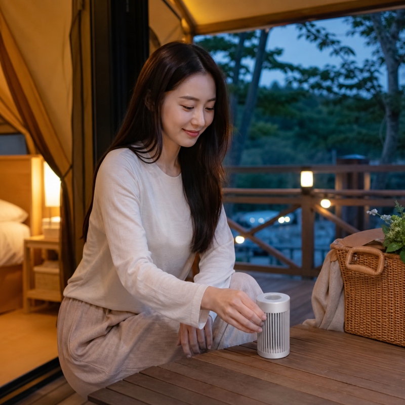 휴대용 모기퇴치기 고르는 법｜여름 숙소와 캠핑장에서 확인할 사용 방식