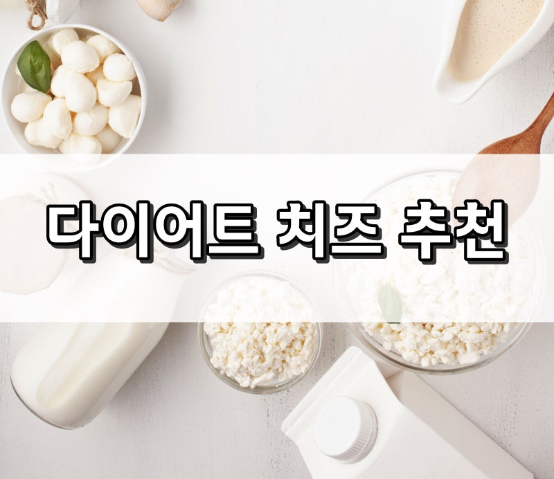 다이어트 치즈 추천 TOP4 칼로리 단백질 영양성분 비교