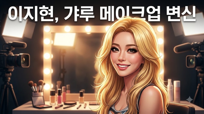 이지현 갸루 메이크업 변신 | 쥬얼리 리즈 시절 떠올린 파격 의상 도전 근황