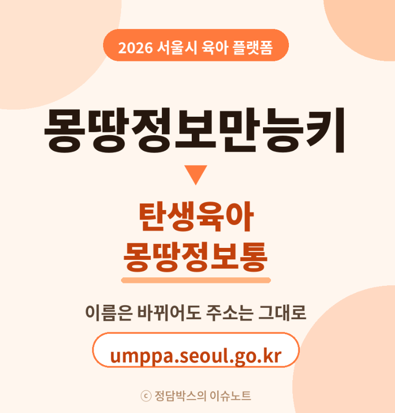 서울시 임신출산육아지원금 신청 탄생육아몽땅정보통 혜택정
