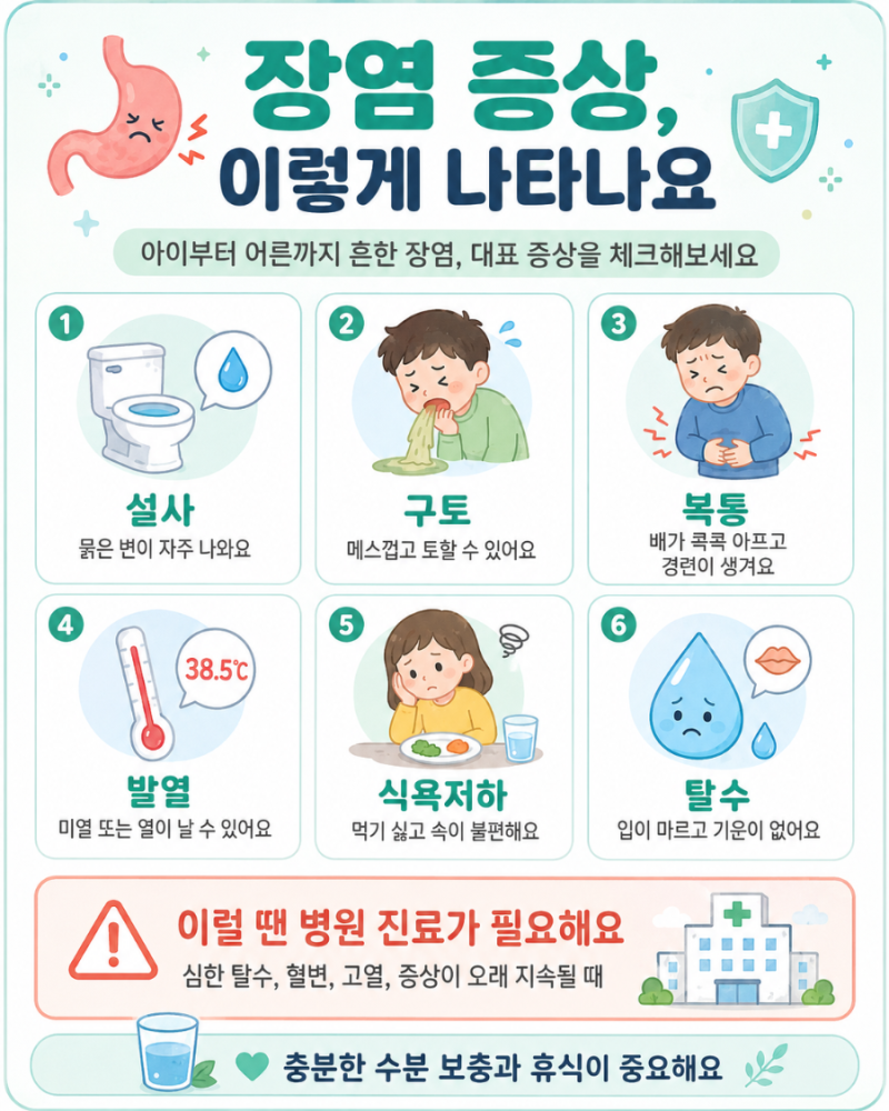 아기 여름철 장염 증상과 대처법｜설사·구토할 때 뭘 먹여야 할까요? (feat. 체크리스트)