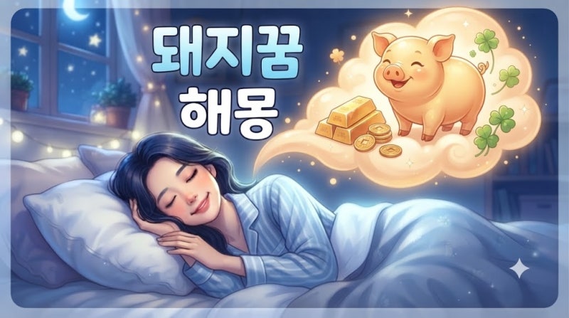 돼지 꿈 해몽 총정리(돼지가 새끼를 낳는 꿈, 돼지 떼를 만난 꿈, 돼지를 타는 꿈, 돼지에게 ....