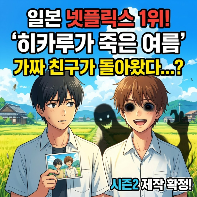 히카루가 죽은 여름, 일본 넷플릭스 1위 뒤엔 뭐가 있나