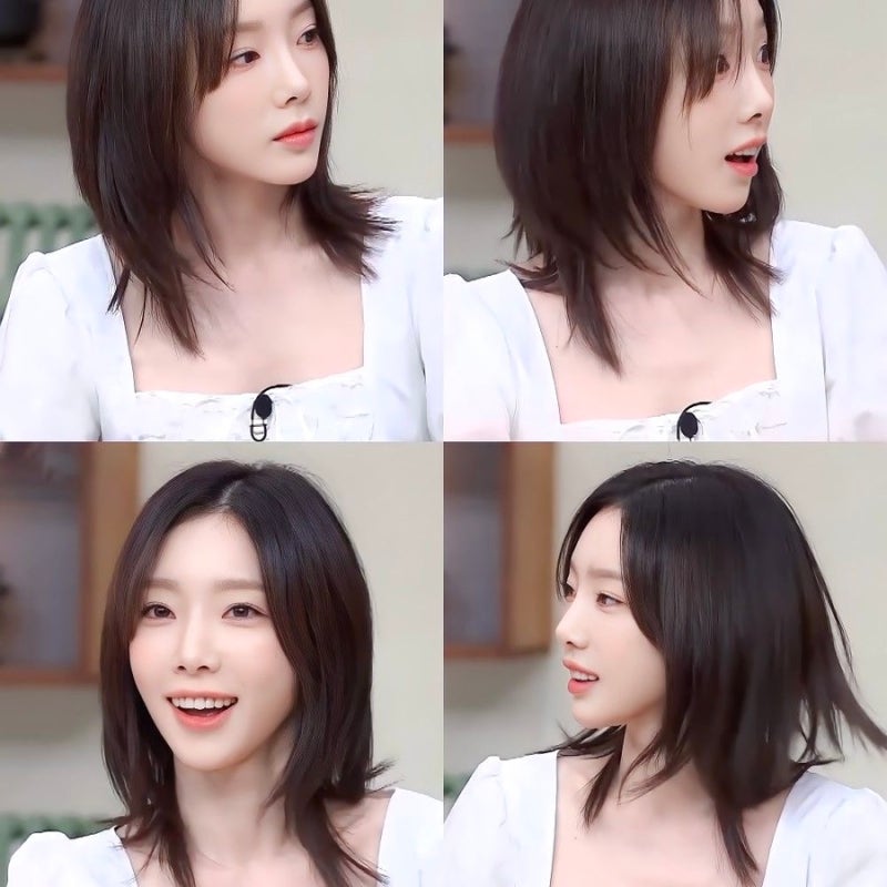 [헤어스타일] 태연 단발 모음 - 허쉬컷 레이어드컷 청순했다가! 힙했다가!