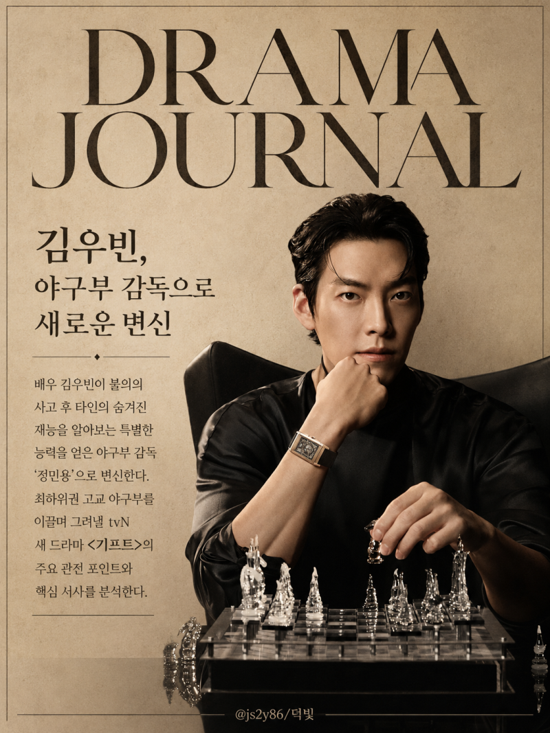 김우빈 기프트, 선수의 숨은 재능이 보이는 꼴찌 고교 야구부 감독된다