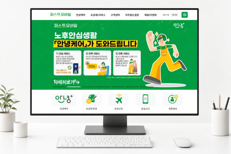시니어 전문 안심폰, 퍼스트모바일 시니어 부모님 알뜰폰으로 추천하는 이유