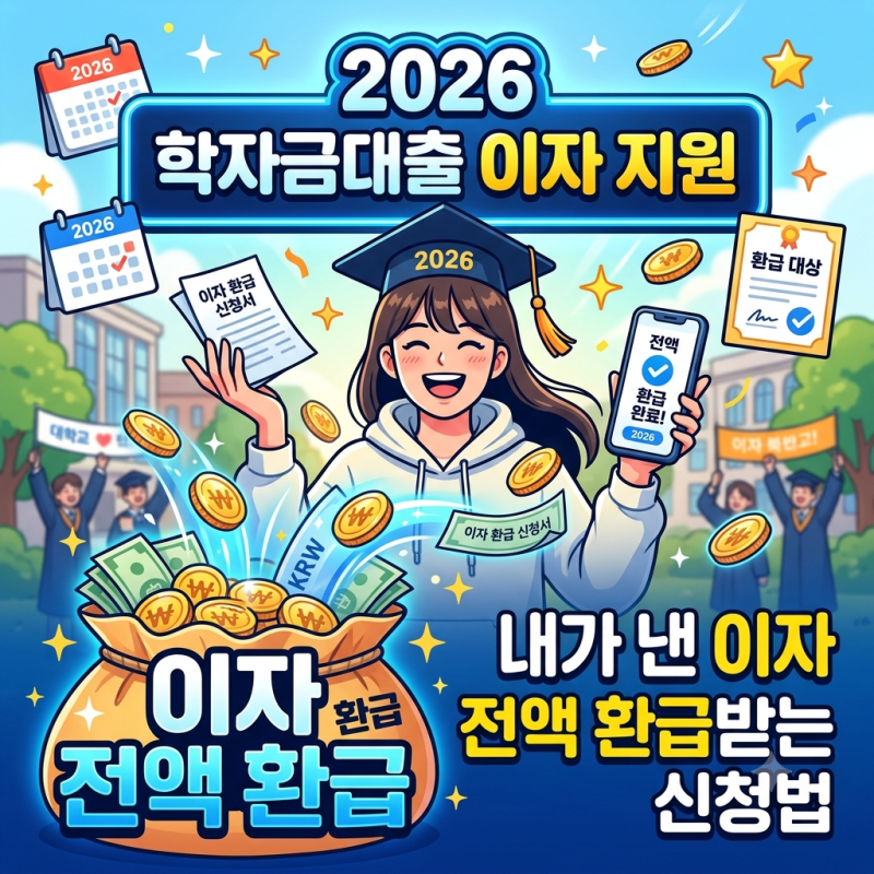 학자금대출 이자지원 신청방법 총정리 (대상, 제출서류, 지급일)