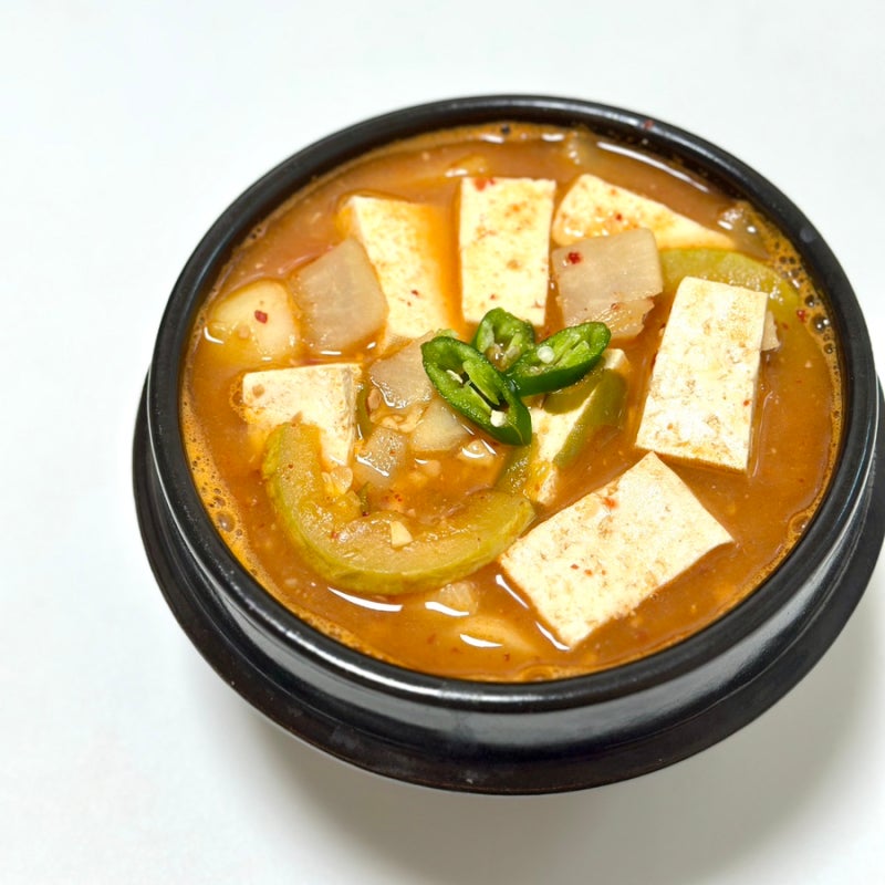 고깃집 된장찌개 레시피 끓이는법 재료 간단 감자 애호박 된장찌개 베이스 소스